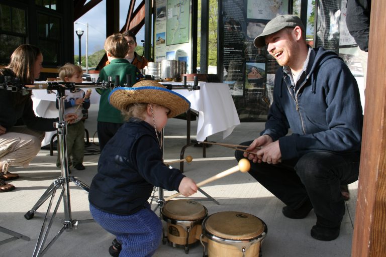 Jason Treuting of So Percussion | VPL Residency | photo by Sara Coffey